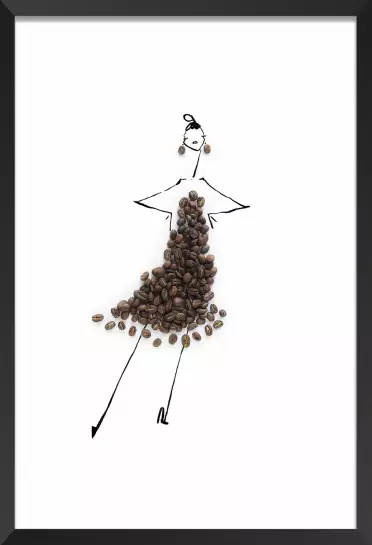 Dress code coffee - affiche cuisine humour