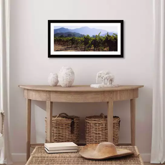 Vignes de Napa Valley - affiche paysage