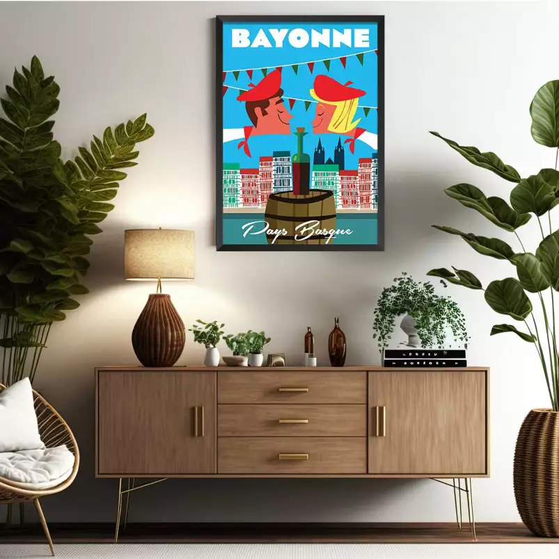 Bayonne les fêtes du pays basque - affiche pays basque