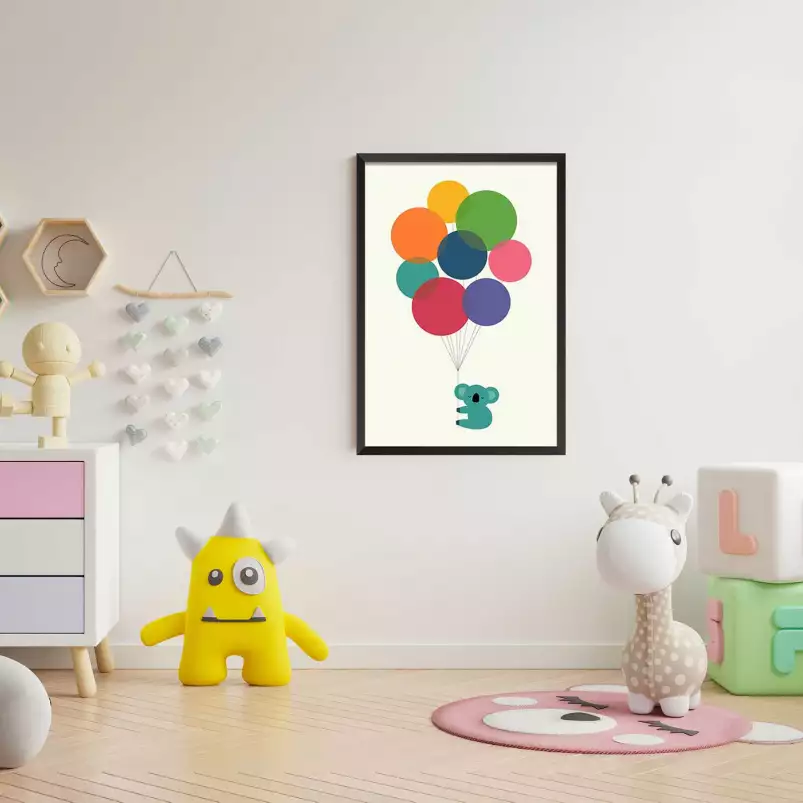 Koala ballon - poster enfant