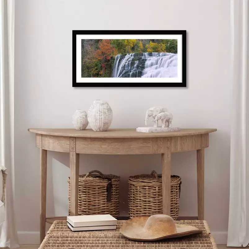 Ithaca cascade - tableau paysage nature