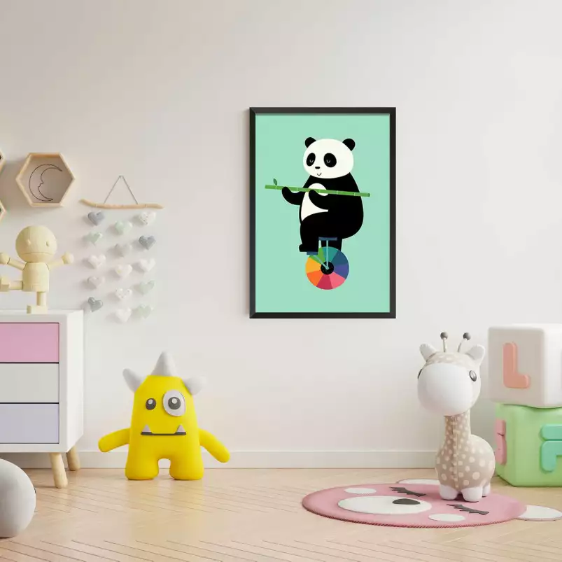 Circus panda - affiche enfant