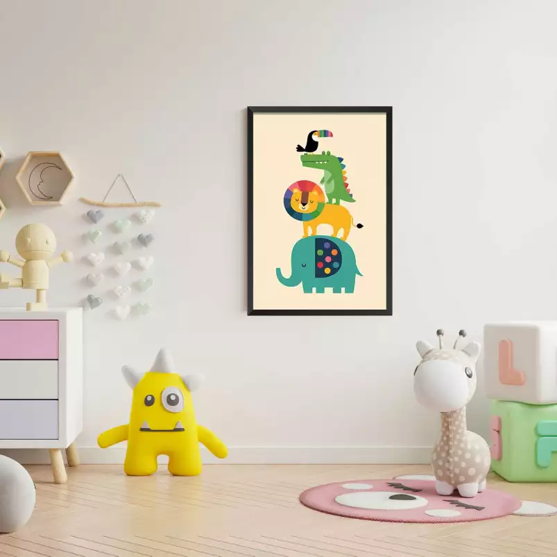 Totem des amis - poster enfant