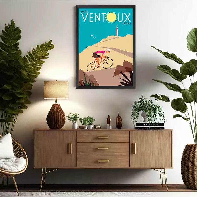 Mont ventoux - affiche de provence