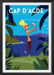 Cap D'agde et son golf - poster sud est