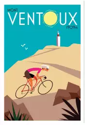 Mont ventoux - affiche de provence