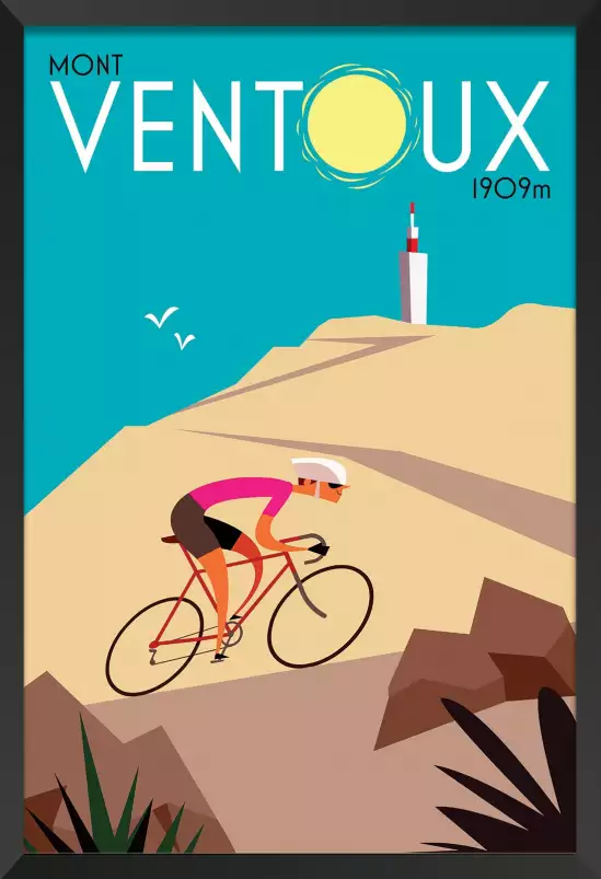 Mont ventoux - affiche de provence