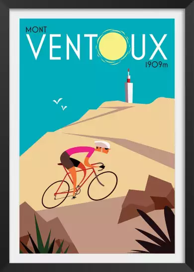 Mont ventoux - affiche de provence