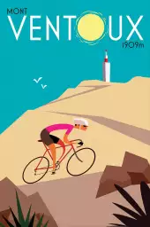 Mont ventoux - affiche de provence