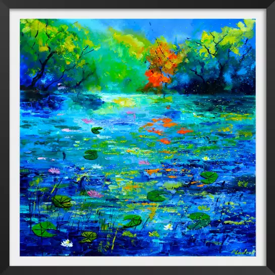 Nenuphars  - paysage abstrait