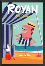 Royan Côte atlantique - affiche sud ouest