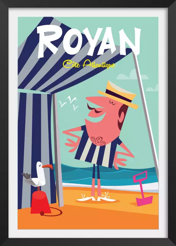 Royan Côte atlantique - affiche sud ouest