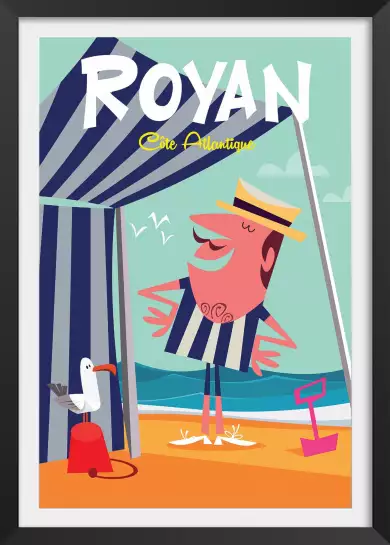 Royan Côte atlantique - affiche sud ouest