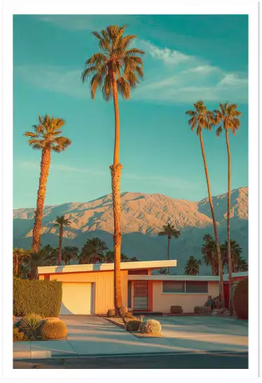 Nostalgie sur Palm Springs - poster monde