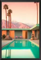 Piscine Motel 66 - affiche architecture