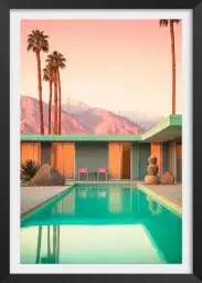 Piscine Motel 66 - affiche architecture