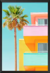 Venice beach pastel - affiche architecture