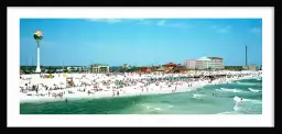 Détente en  Floride - affiche bord de mer