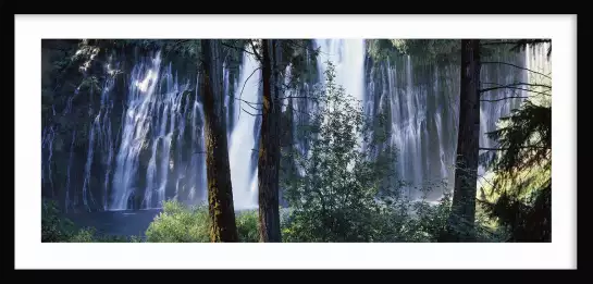 Cascade de McArthur Burney - affiche nature