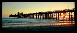 Oceanside - affiche bord de mer