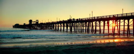 Oceanside - affiche bord de mer