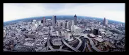 Vue aérienne sur Atlanta - tableau urbain