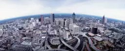 Vue aérienne sur Atlanta - tableau urbain