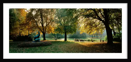 Le jardin du Luxembourg à Paris - affiche de paris