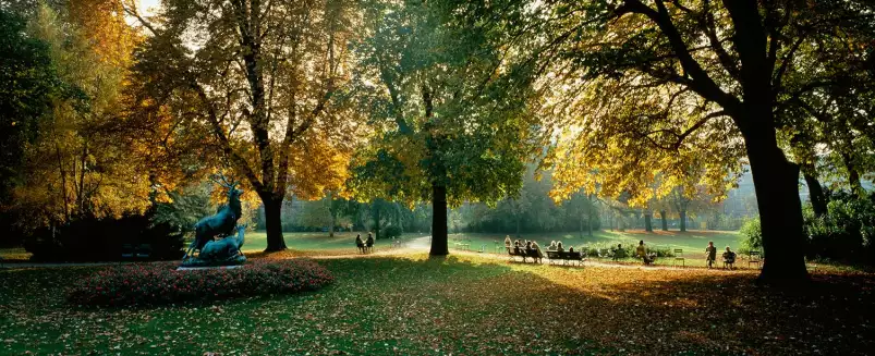 Le jardin du Luxembourg à Paris - affiche de paris