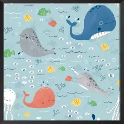 Happy ocean - poster chambre bebe