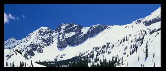 Little Cottonwood Canyon - affiche montagne