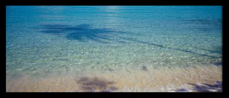 Iles vierges américaines - affiche plage