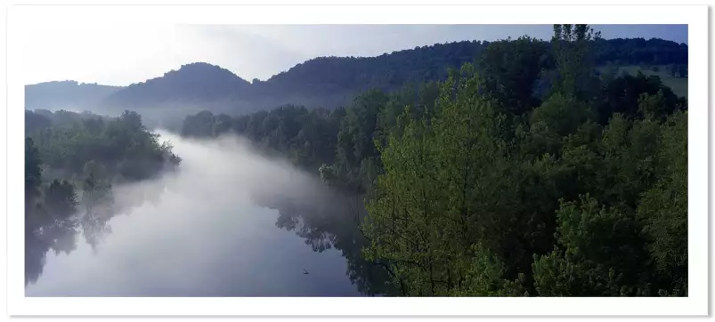 Paysage des Monts Ozark - affiche paysage