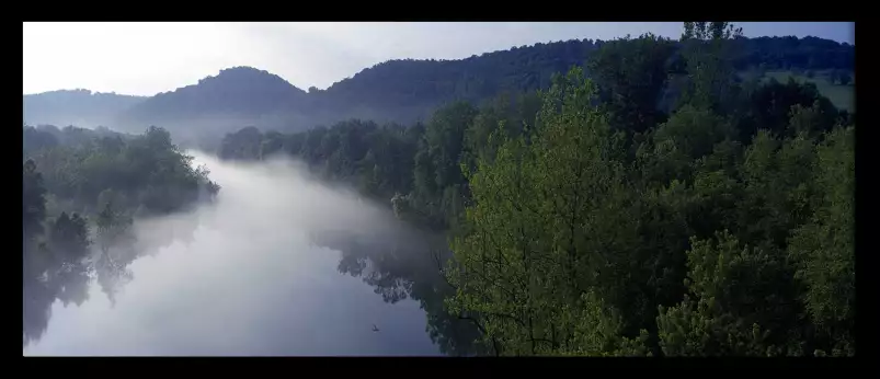 Paysage des Monts Ozark - affiche paysage