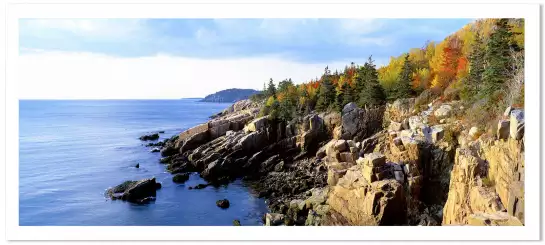 Géologie côtière en Acadie - poster bord de mer
