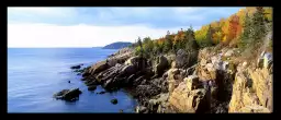 Géologie côtière en Acadie - poster bord de mer