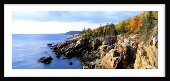 Géologie côtière en Acadie - poster bord de mer