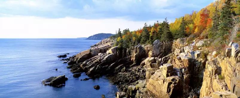 Géologie côtière en Acadie - poster bord de mer