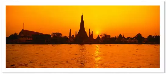 Temple Wat Arun - poster villes du monde