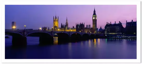 Big Ben de Londres - affiche paysage urbain