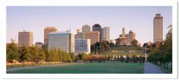 Rythme sur Nashville - affiche paysage urbain