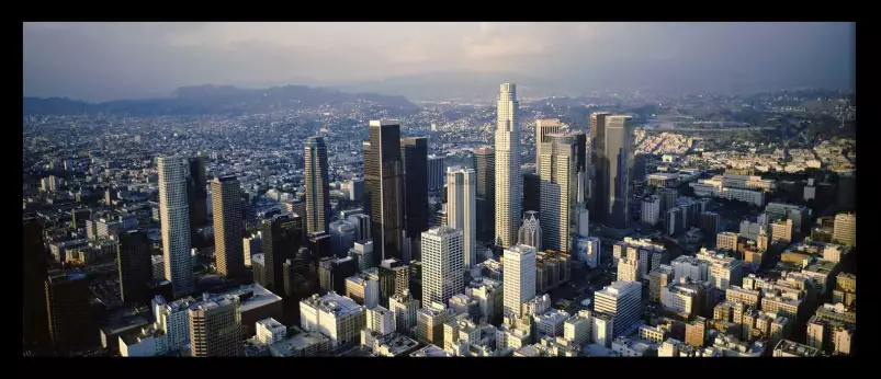 Panorama Los Angeles - affiche paysage urbain