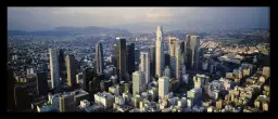 Panorama Los Angeles - affiche paysage urbain