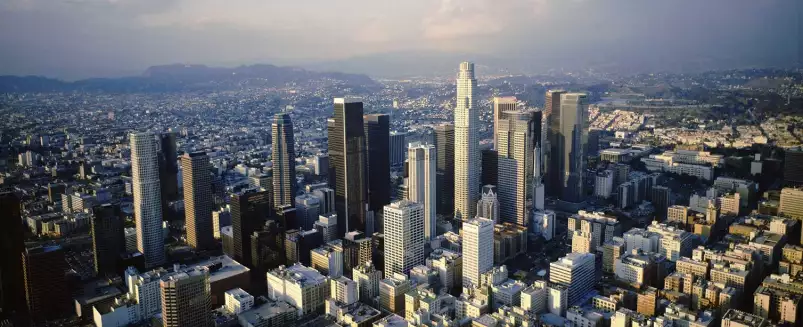 Panorama Los Angeles - affiche paysage urbain