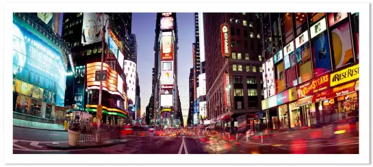 Lumières sur Time Square - affiche new york