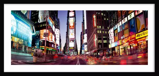 Lumières sur Time Square - affiche new york