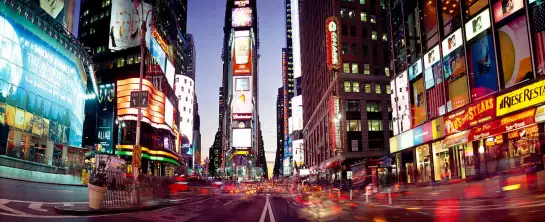 Lumières sur Time Square - affiche new york