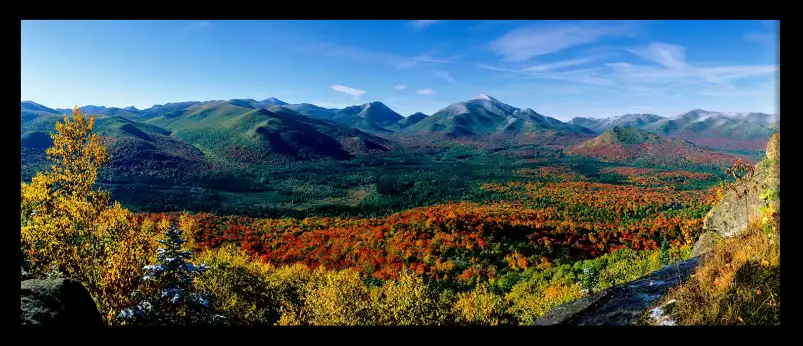 Paysage des Adirondacks - tableau nature