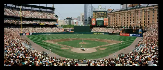 Terrain de baseball, Baltimore - affiche de sport