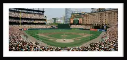 Terrain de baseball, Baltimore - affiche de sport